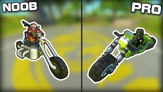 NOOB vs PRO Motorbike Race Scrap Mechanic Gameplay [upl. by Aniv]