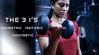 THE 3 Is  Isotonic Isometric Isokinetic muscle contractions [upl. by Sharyl]