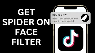 How to Get The Spider on Face Filter  How to do the viral spider filter prank on TikTok 2024 [upl. by Eugenides]