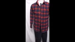 D23 DAVIS23 M PENDLETON SHIRT JACKET 24quot ARMS COAT WOOL HUNTING FISHING VINTAGE [upl. by Alia]