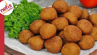 Lezzeti Garanti 🔝😋 Dışı Çıtır İçi Yumuşacık Falafel Nohut Köftesi [upl. by Reuben]