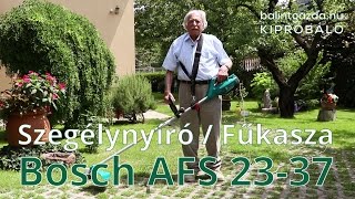 AJÁNLÓ Elektromos szegélynyíró Bosch AFS 2337 [upl. by Edwine]