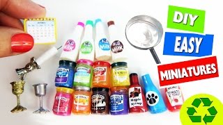 10 Easy DIY Miniatures  each in less than 1 minute 2  simplekidscrafts [upl. by Baily]