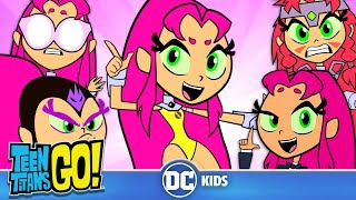 The Multiverse of Starfire  Teen Titans Go  dckids [upl. by Salomie90]