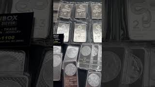 10 oz Silver Bar Maddness coinboxgoldandsilver silver wallstmint [upl. by Aneelak]