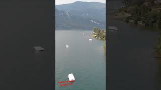 Lecco lake Italy 🇮🇹 travel trip lecco italy summer drone [upl. by Akkahs]