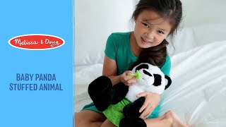 Melissa amp Doug Baby Panda Stuffed Animal [upl. by Etteb]