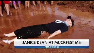 LOOK Janice Dean Gets Muddy at MuckFest to Raise Money for MS Research [upl. by Eednus]