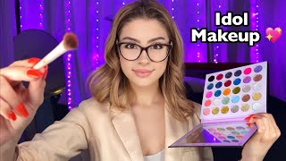 ASMR Doing Your Makeup Youre a CELEBRITY 📷 Layered Sounds Personal Attention For SLEEP 😴 [upl. by Eilah430]