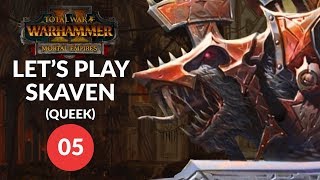 Total War Warhammer 2 Mortal Empires  RATMAN FOREVER  Skaven Queek Lets Play 05 [upl. by Cristie24]