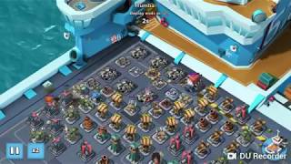 Boom Beach Warship  Unlocking 25 Shock mines  Heavy Zooka strategy  13x Win Streak [upl. by Kutchins]