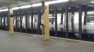 R44 A Train Leaving Nostrand Avenue 2009 [upl. by Boland537]