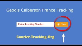 Geodis Calberson France Tracking Guide [upl. by Gnuy]