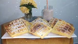 gaufre moelleuseمن السهل صنع الوافل [upl. by Ruddie]