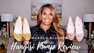 MANOLO BLAHNIK HANGISI PUMPS REVIEW SIZING INFO POCKETSANDBOWS [upl. by Elleinwad213]