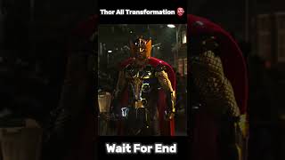 Thor All Transformation marvel shorts [upl. by Eugenle]