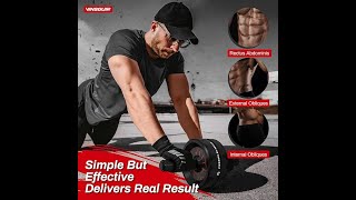 Vinsguir Ab Roller Wheel Abs Workout Equipment for Abdominal [upl. by Gabrila]