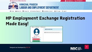 Register on HP Employment Exchange Online  Easy Steps 2024 [upl. by Iong]