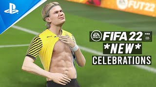 FIFA 22 ALL NEW CELEBRATIONS TUTORIAL  Playstation and Xbox [upl. by Luby]