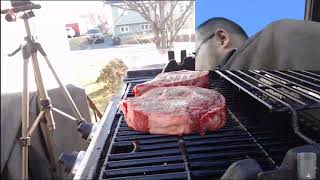 Cooking Stream Steaks amp Burgers [upl. by Kiernan]