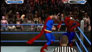 Spiderman vs Superman First Blood Match Part 1 [upl. by Cates]