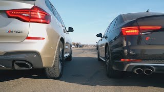 BMW X3 m40i vs Audi S4 [upl. by Basset]