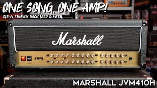 Marshall JVM410H How Versatile Is It clean crunch rock leads amp metal [upl. by Aelrac]