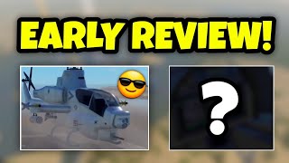 The NEW AH1Z Viper Early Review  War Tycoon [upl. by Nolyaw]