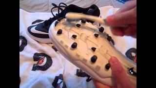 Football 101  How to Clean Football Cleats [upl. by Grata768]