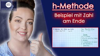 hMethode mit Zahl am Ende  Beispiel und Erklärung by einfach mathe [upl. by Jedediah]