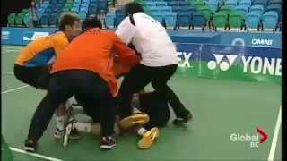 Worst Sports fight  First ever badminton fight  fights between players [upl. by Greenberg]