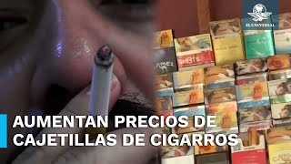 Esto cuestan las cajetillas de cigarros tras aumento al IEPS en 2024 [upl. by Nawd350]