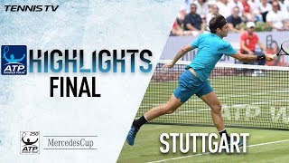 Highlights Roger Federer Raises Trophy No 98 In Stuttgart 2018 [upl. by Nyleuqcaj]