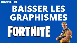 Comment baisser les graphisme sur Fortnite pour éviter les lags [upl. by Lehar]