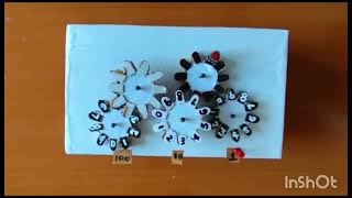 Mechanism of Pascaline mechanical calculator ⚙️ [upl. by Darci]