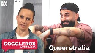 Gogglebox watches Queerstralia  ABC TV  iview [upl. by Aleka]