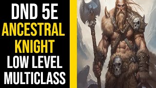 Baffling Build Insane Tanky BarbarianFighter Multiclass in DnD 5e Low Level Build [upl. by Sukramed759]