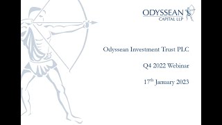 Odyssean Investment Trust  Q4 2022 Portfolio Manager Update  17th January 2023 [upl. by Icam586]