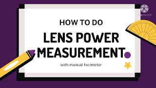 ODME How to do focimetry [upl. by Loginov]