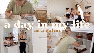 decluttering sourdough painting reading amp more  sahm vlog [upl. by Rhiana]