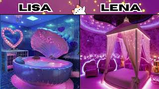 Lisa or Lena 😻 Houses Room amp Furniture  Lisa ou Lena 😻 Casas e Quartos lisaorlena blackpink [upl. by Sherwynd]