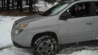 Aztek AWD off roading on SnowMud [upl. by Neleb]