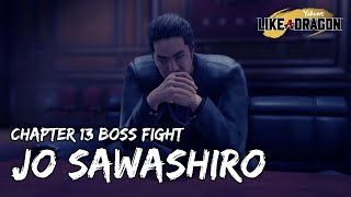 Yakuza Like a Dragon Boss Fight Jo Sawashiro 2nd [upl. by Derdle561]