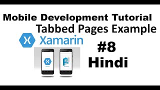 XamarinForms Tutorial For Beginners 8  Tabbed Pages Example [upl. by Rory]