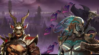 kotal kahn vs shao kahn with awakenpillar men theme [upl. by Ingram]