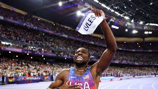 Noah Lyles Crowned Fastest Man in the World with Epic 100m Victory at Paris 2024 [upl. by Adnamar]