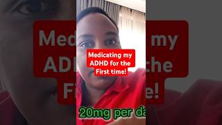 Medicating my ADHD for the first time adhd mentalhealth [upl. by Leanor]