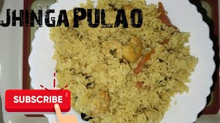 Jhinga Pulao Recipe  Prawns Pulao Recipe  How to Make Prawns Pulao [upl. by Aliuqa94]