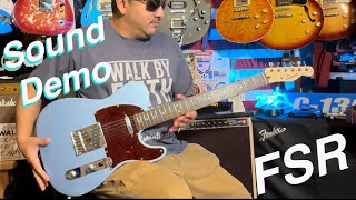 2021 FSR SQUIER BULLET TELECASTER LAKE PLACID BLUE RampD [upl. by Koral338]