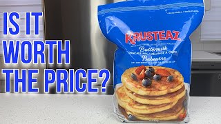 KRUSTEAZ PANCAKE MIX  Just add water [upl. by Obla]